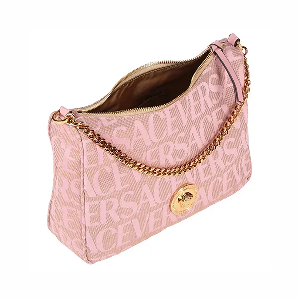 Túi Xách Nữ Versace Crossbody Bags Women Fabric Pink Màu Hồng