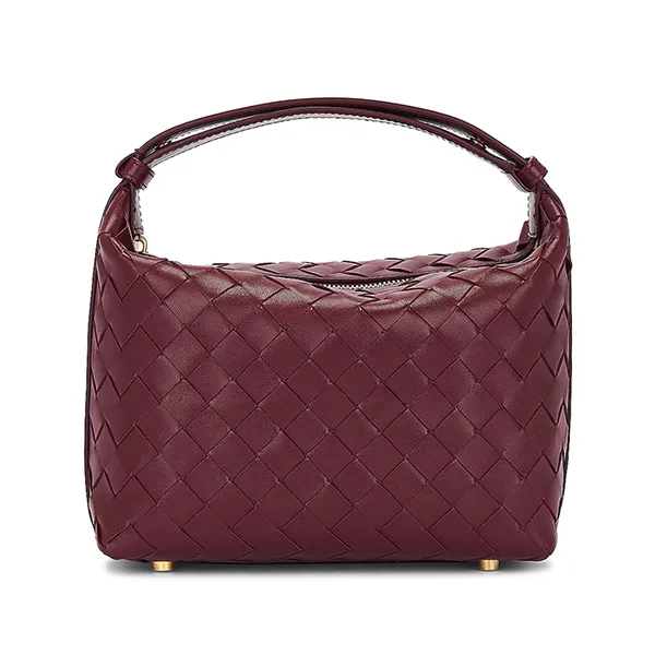 Túi Xách Tay Nữ Bottega Veneta BOTT-WY1642 Mini Wallace Bag Màu Đỏ Mận - Túi xách - Vua Hàng Hiệu