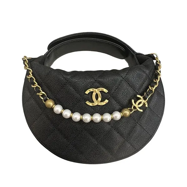 Túi Xách Tay Nữ Chanel Leather Mini Bag Màu Đen - Túi xách - Vua Hàng Hiệu