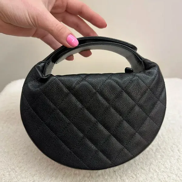 Túi Xách Tay Nữ Chanel Leather Mini Bag Màu Đen - Túi xách - Vua Hàng Hiệu