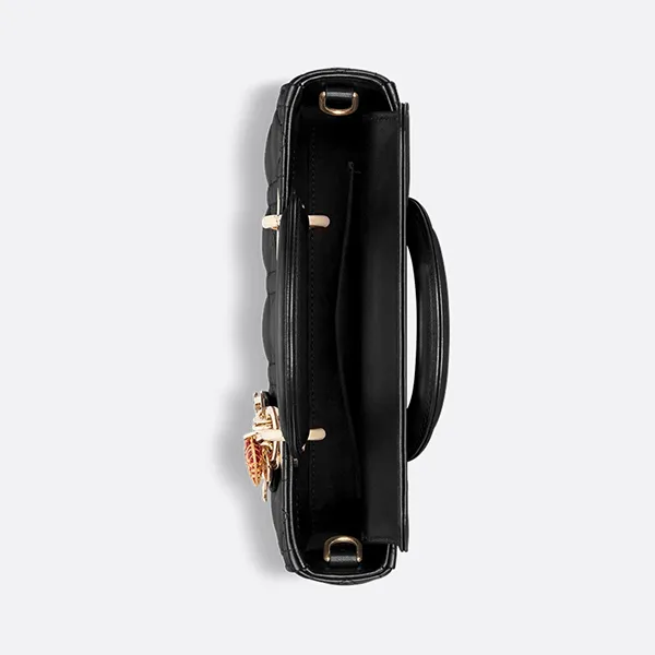 Túi Xách Tay Nữ Dior Dioramour Small Lady D-Joy Bag M0613ONQL_M900 Màu Đen - Túi xách - Vua Hàng Hiệu