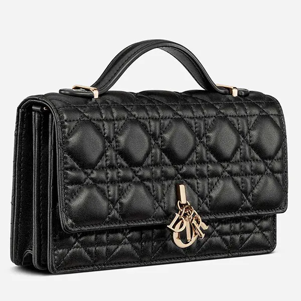 Túi Xách Tay Nữ Dior Pochette Lady Con Asa Superior S0980ONMJ M900 Màu Đen