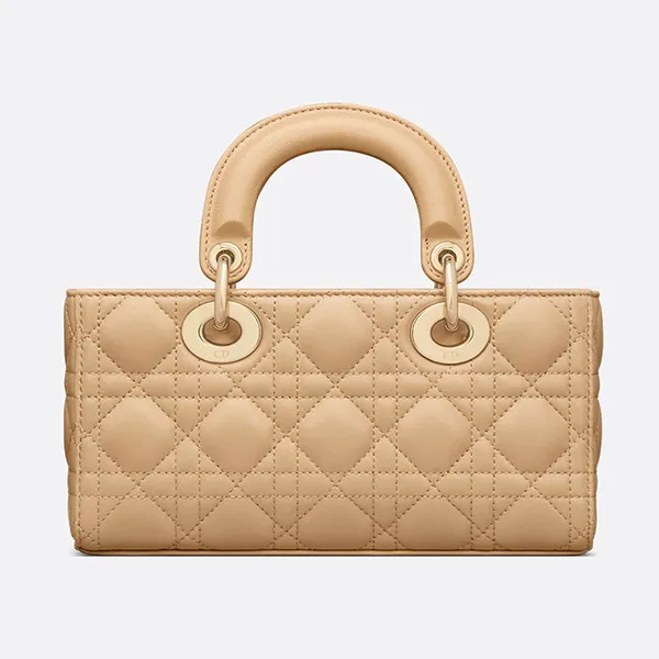 Túi Xách Tay Nữ Dior Small Lady D-Joy Bag M0613ONGE_M55U Màu Be - Túi xách - Vua Hàng Hiệu