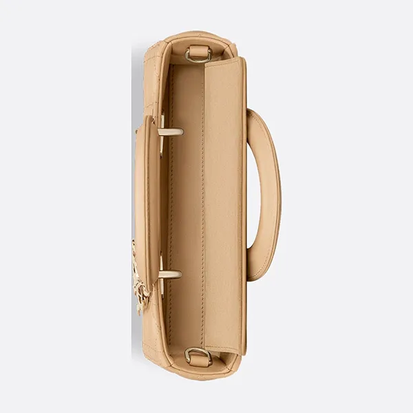Túi Xách Tay Nữ Dior Small Lady D-Joy Bag M0613ONGE_M55U Màu Be - Túi xách - Vua Hàng Hiệu