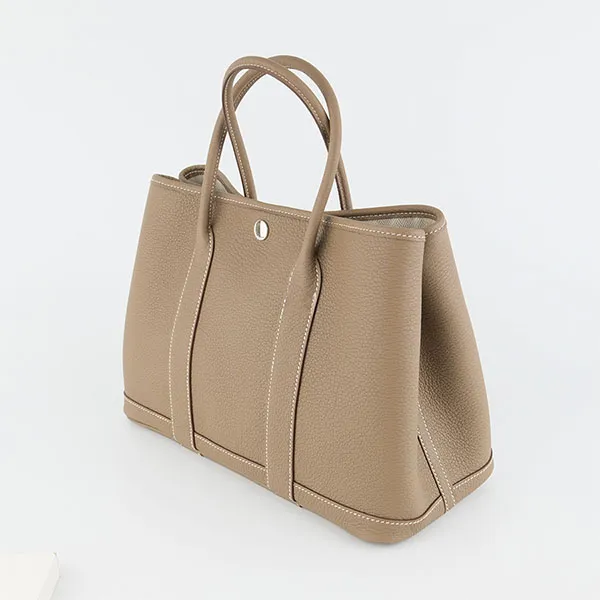 Túi Xách Tay Nữ Hermès Garden Party 30 Etoupe Màu Nâu Cafe - Túi xách - Vua Hàng Hiệu