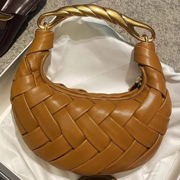 Túi Xách Tay Nữ JW Pei Brown Orla Weave Handbag Màu Nâu - Túi xách - Vua Hàng Hiệu