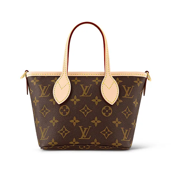 Túi Xách Tay Nữ Louis Vuitton LV Neverfull BB Bag M46705 Màu Nâu Đen - Túi xách - Vua Hàng Hiệu