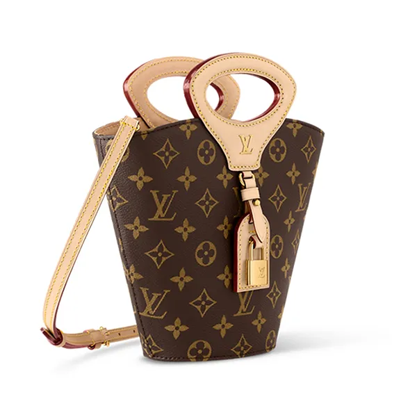 Túi Xách Tay Nữ Louis Vuitton LV Rivage BB M14680 Màu Nâu Đen - Túi xách - Vua Hàng Hiệu