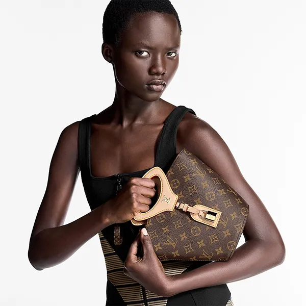 Túi Xách Tay Nữ Louis Vuitton LV Rivage BB M14680 Màu Nâu Đen - Túi xách - Vua Hàng Hiệu