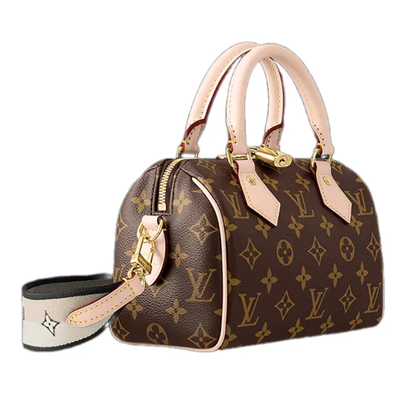 Túi Xách Tay Nữ Louis Vuitton LV Speedy Bandoulière Handle Bag 20 M46234 Màu Nâu