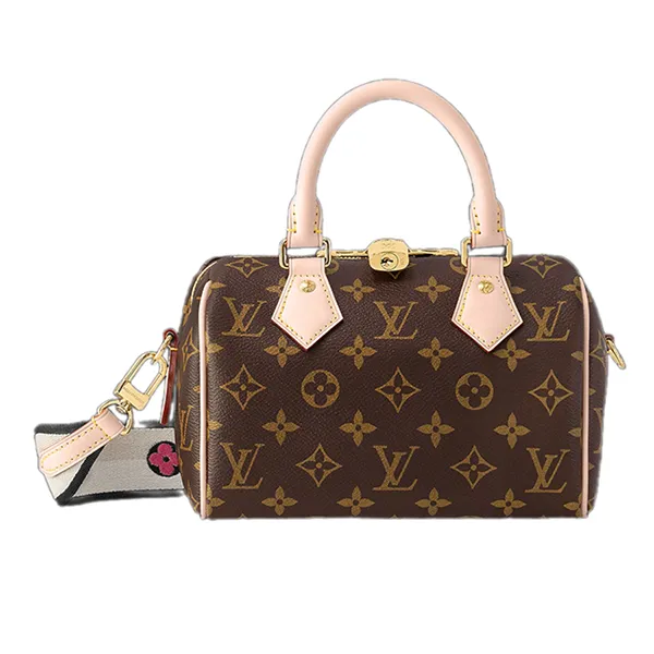 Túi Xách Tay Nữ Louis Vuitton LV Speedy Bandoulière Handle Bag 20 M46234 Màu Nâu