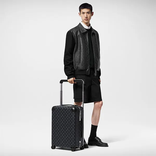 Vali Louis Vuitton LV Customizable Horizon 55 M23002 Màu Đen
