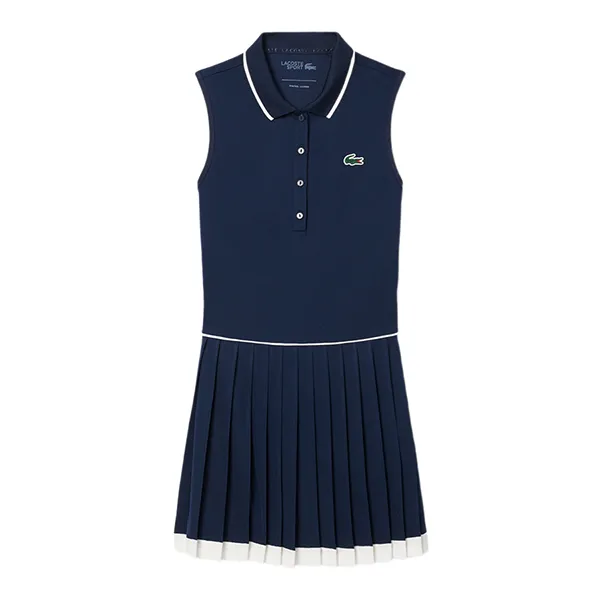 Váy Tennis Nữ Lacoste Women's Ultra Dry Tennis Heritage Dress EF8582 52 HID Màu Xanh Navy Size 36 - Thời trang - Vua Hàng Hiệu