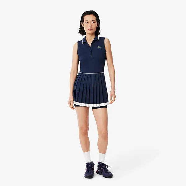 Váy Tennis Nữ Lacoste Women's Ultra Dry Tennis Heritage Dress EF8582 52 HID Màu Xanh Navy Size 36 - Thời trang - Vua Hàng Hiệu