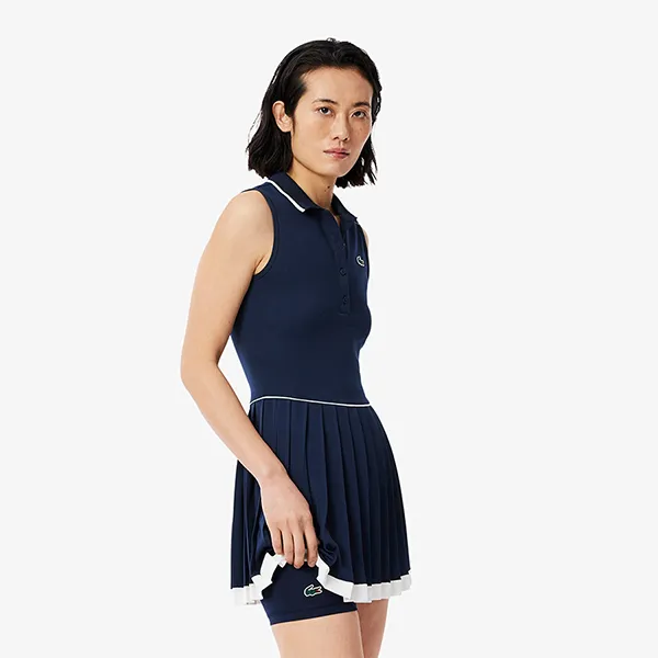 Váy Tennis Nữ Lacoste Women's Ultra Dry Tennis Heritage Dress EF8582 52 HID Màu Xanh Navy Size 36 - Thời trang - Vua Hàng Hiệu