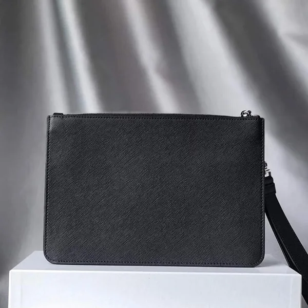 Ví Cầm Tay Nam Bally Bovine Split Graine In Black Màu Đen - Túi xách - Vua Hàng Hiệu