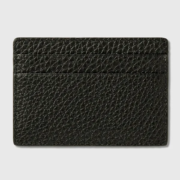 Ví Đựng Thẻ Nam Versace Pop Medusa Leather Card Case Màu Đen