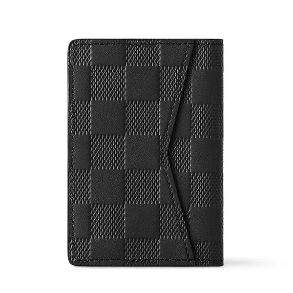 Ví Nam Louis Vuitton LV Pocket Organizer N63197 Màu Xám/Đen - Túi xách - Vua Hàng Hiệu