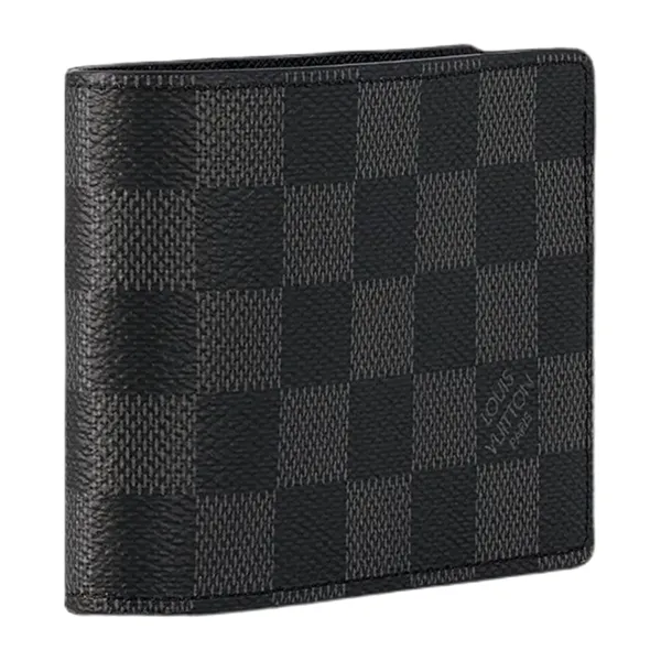 Ví Nam Louis Vuitton LV Slender Wallet N63261 Màu Đen