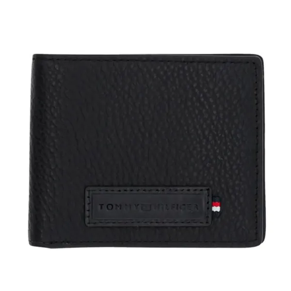 Ví Nam Tommy Hilfiger Leather Wallet AM0AM13031_NEBDS Màu Đen