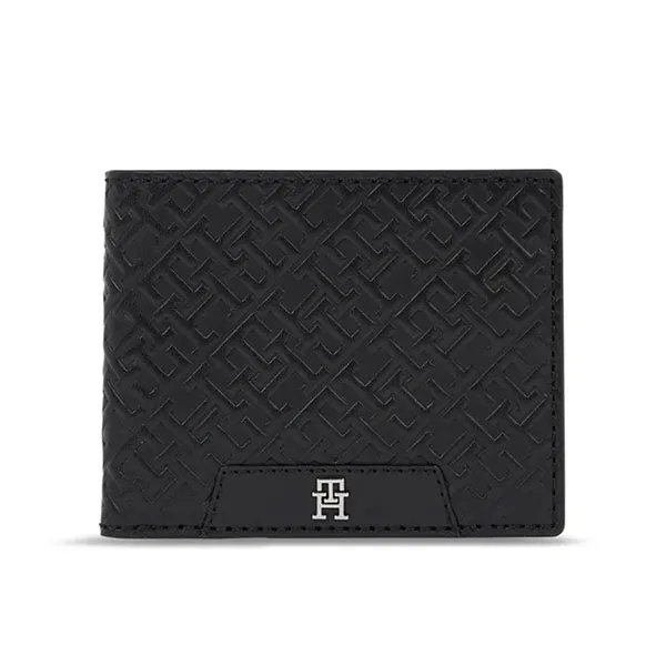 Ví Nam Tommy Hilfiger Wallet AM0AM11593_NEBDS Màu Đen - Túi xách - Vua Hàng Hiệu