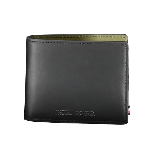 Ví Nam Tommy Hilfiger Wallet AM0AM12506_NEBDS Màu Đen - Túi xách - Vua Hàng Hiệu