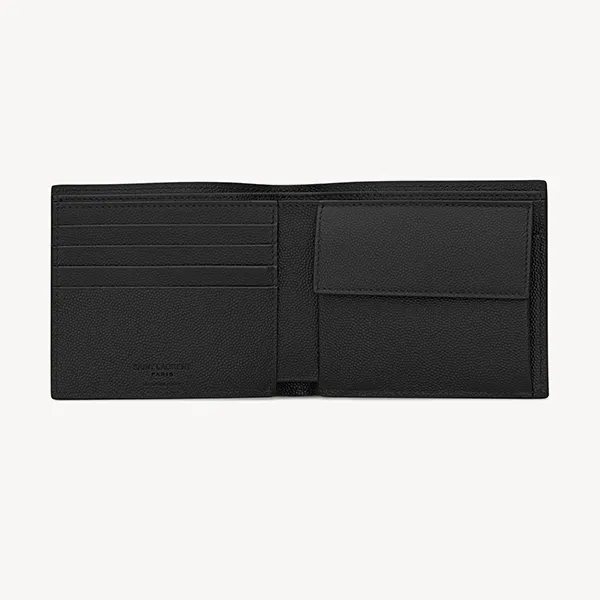 Ví Nam Yves Saint Laurent YSL Paris Eastwest Wallet With Coin Purse 396303BTY0N1000 Màu Đen - Túi xách - Vua Hàng Hiệu