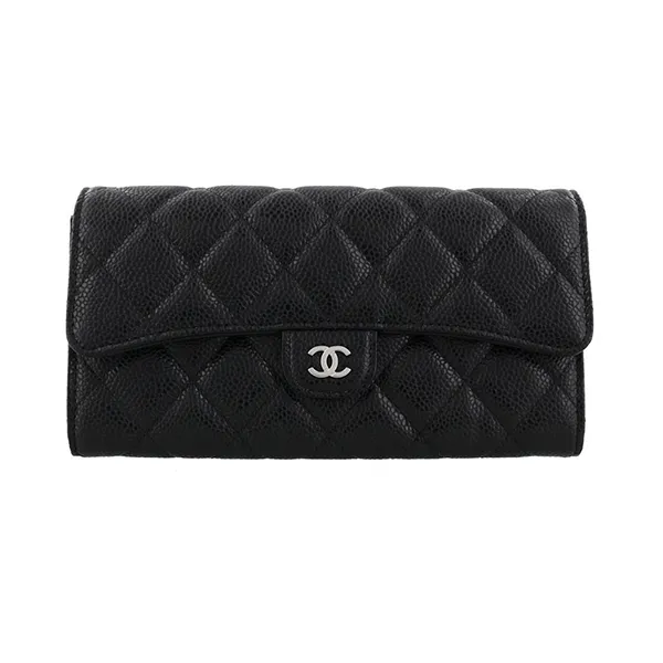 Ví Nữ Chanel Matrasse Caviar Wallet Màu Đen - Túi xách - Vua Hàng Hiệu