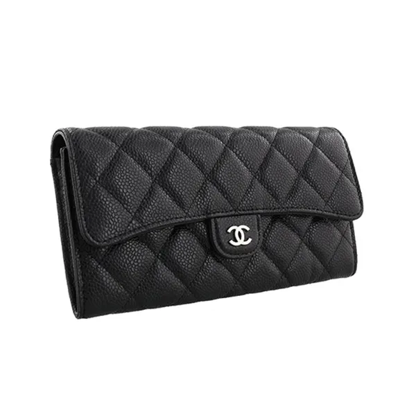 Ví Nữ Chanel Matrasse Caviar Wallet Màu Đen - Túi xách - Vua Hàng Hiệu