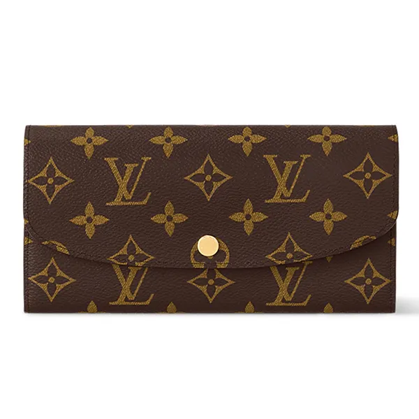 Ví Nữ Louis Vuitton LV Emilie Monogram Wallet Fuchsia M60697 Màu Nâu - Túi xách - Vua Hàng Hiệu