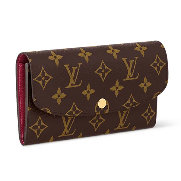 Ví Nữ Louis Vuitton LV Emilie Monogram Wallet Fuchsia M60697 Màu Nâu - Túi xách - Vua Hàng Hiệu