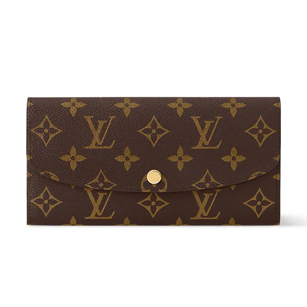 Ví Nữ Louis Vuitton LV Emilie Monogram Wallet Rose Ballerine M61289 Màu Nâu - Túi xách - Vua Hàng Hiệu
