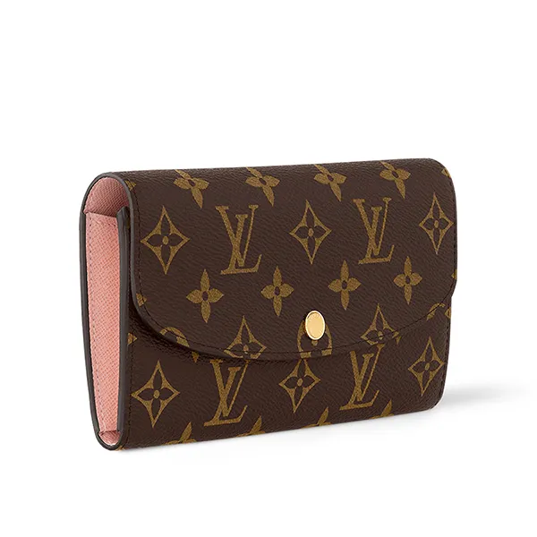 Ví Nữ Louis Vuitton LV Emilie Monogram Wallet Rose Ballerine M61289 Màu Nâu - Túi xách - Vua Hàng Hiệu