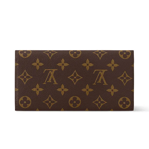 Ví Nữ Louis Vuitton LV Emilie Monogram Wallet Rose Ballerine M61289 Màu Nâu - Túi xách - Vua Hàng Hiệu