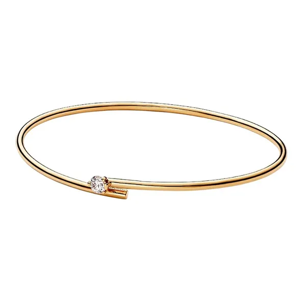 Vòng Đeo Tay Nữ Pandora Nova Lab-Grown Diamond Open Bangle 0.25 ct Màu Vàng - Trang sức - Vua Hàng Hiệu