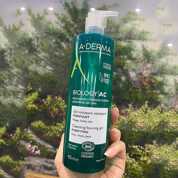Sữa Rửa Mặt A-Derma Gel Moussant Purifiant Phys-Ac 400ml - Sữa Rửa Mặt - Vua Hàng Hiệu