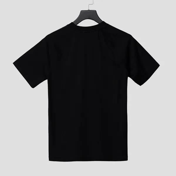 Áo Phông Nam Burberry Black Margotble With Logo Applique Tshirt 8084348 Màu Đen Size XS