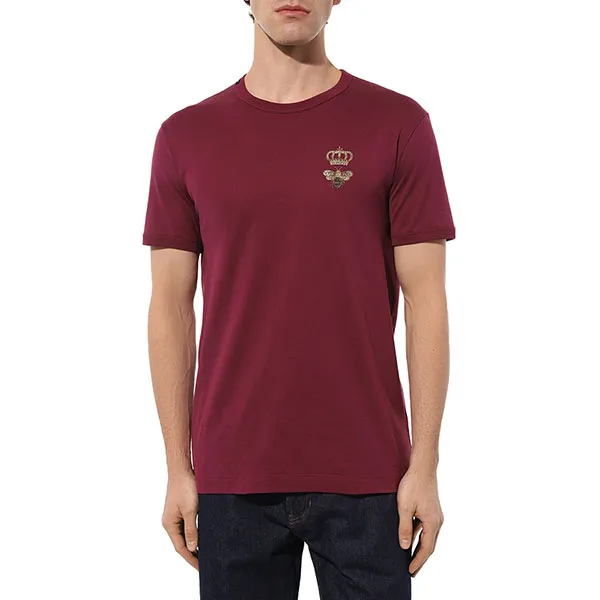 Áo Phông Nam Dolce & Gabbana D&G T-Shirt 5663185 Màu Đỏ Size 44 - Thời trang - Vua Hàng Hiệu