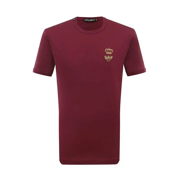 Áo Phông Nam Dolce & Gabbana D&G T-Shirt 5663185 Màu Đỏ Size 44 - Thời trang - Vua Hàng Hiệu
