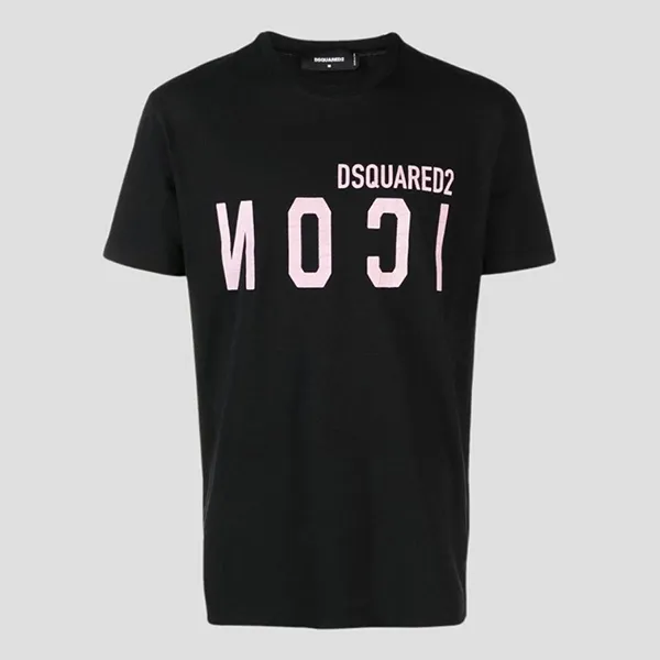Áo Phông Nam Dsquared2 Black Icon Printed S79GC0069 S22507 900 Tshirt Màu Đen Size XS - Thời trang - Vua Hàng Hiệu