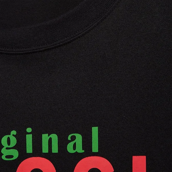 Áo Phông Nam Gucci Original Print Oversize TShirt ‎616036 XJCOQ 1082 Màu Đen Size L