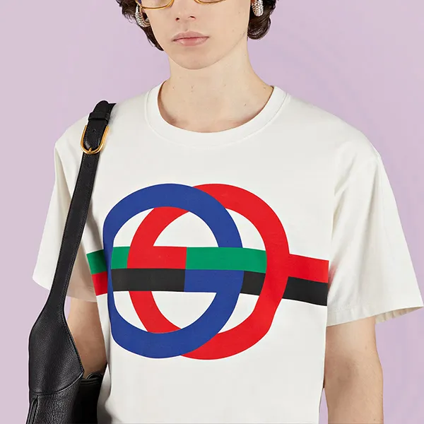 Áo Phông Nam Gucci Tshirt 16 White Màu Trắng Size M