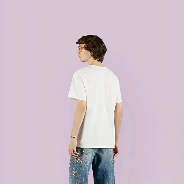Áo Phông Nam Gucci Tshirt 16 White Màu Trắng Size M