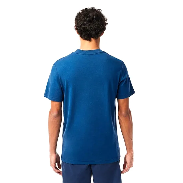Áo Phông Nam Lacoste Summer Pack Graphic Tshirt TH0784 54G HBM Màu Xanh Blue Size 4 - Thời trang - Vua Hàng Hiệu