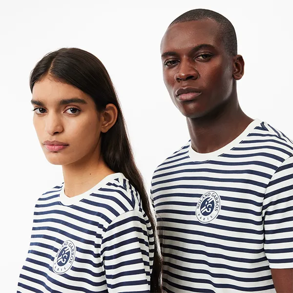Áo Phông Unisex Lacoste Ultra Dry Sport Roland-Garros Edition Regular Tshirt TH7850 522 Kẻ Xanh Navy Size 4 - Thời trang - Vua Hàng Hiệu
