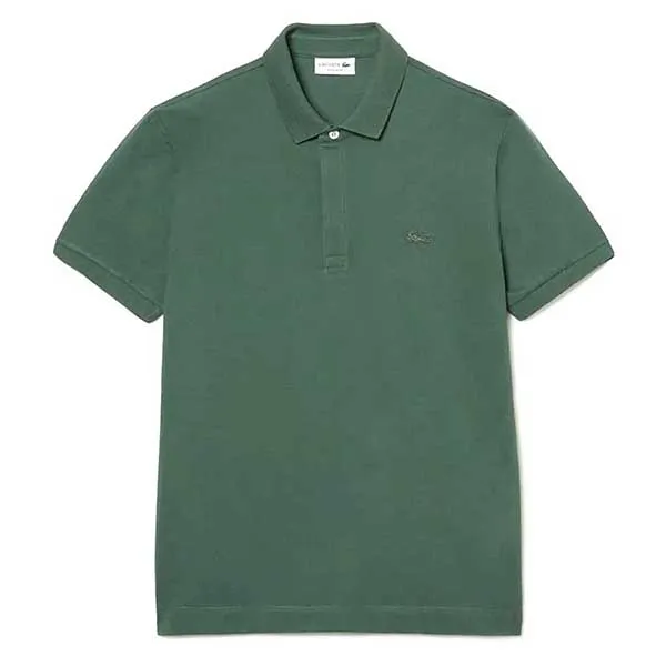 Áo Polo Nam Lacoste Smart Paris Stretch Cotton Piqué Polo Shirt PH5522 5HX Màu Xanh Rêu Size 3
