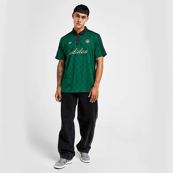 Áo Polo Nam Adidas Originals Football Script Polo Shirt Màu Xanh Lá Size XS (Form Âu) - Thời trang - Vua Hàng Hiệu