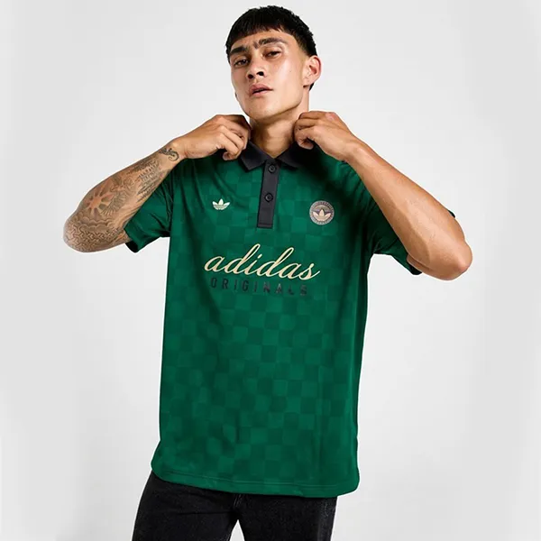 Áo Polo Nam Adidas Originals Football Script Polo Shirt Màu Xanh Lá Size XS (Form Âu) - Thời trang - Vua Hàng Hiệu