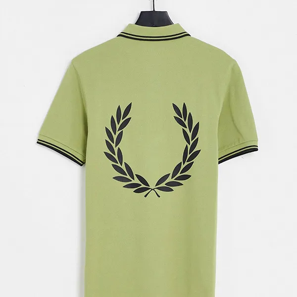 Áo Polo Nam Fred Perry Back Print Polo Shirt In Green Màu Xanh Lá Size XS - Thời trang - Vua Hàng Hiệu