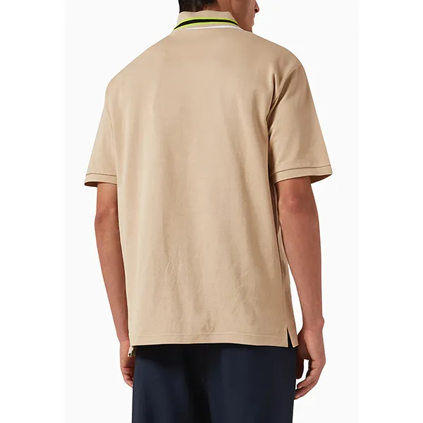 Áo Polo Nam Gucci Embroidered Logo Polo Shirt In Cotton Màu Be Size XS - Thời trang - Vua Hàng Hiệu